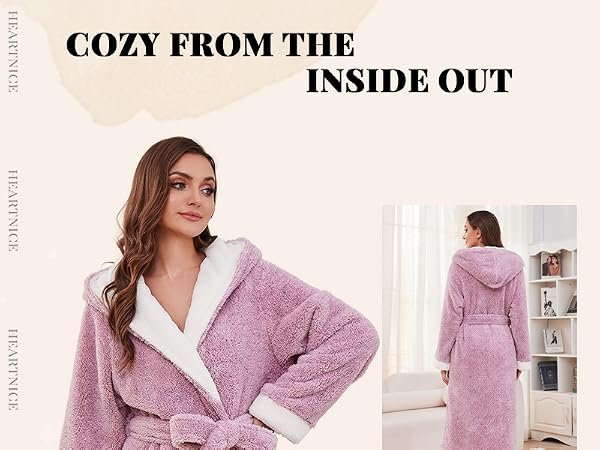 Womens Plush Robes