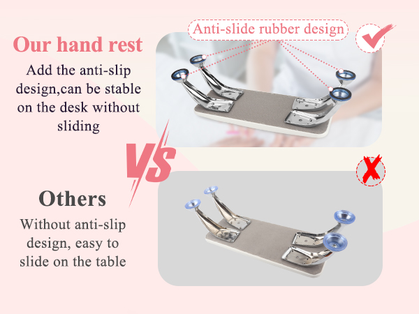 nail arm rest