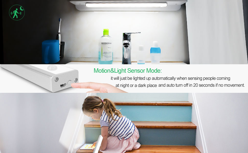 led closet light motion activated rechargeable motion activated under cabinet lighting for kitchen