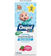 Orajel Kids CoComelon Training Toothpaste Fluoride-Free; #1 Pediatrician Recommended Fluoride-Fre...