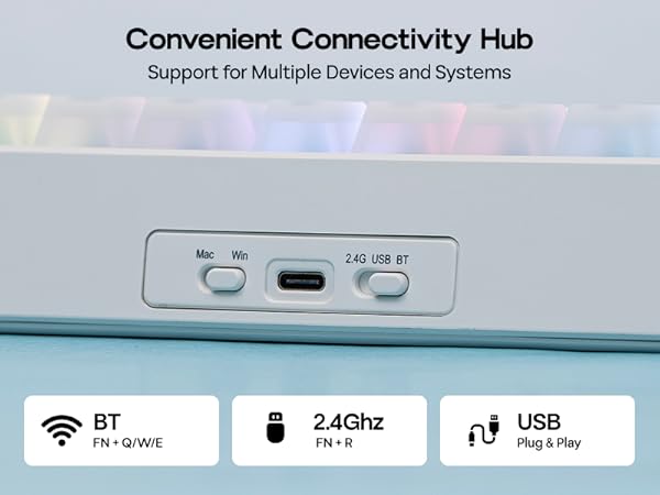 G84 PRO Mechanical Keyboard with Silicone Keycaps