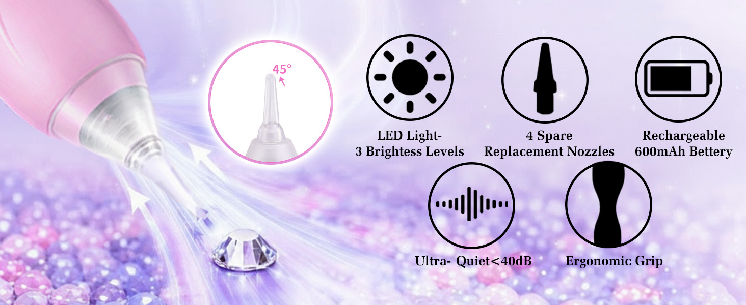 electric diamond art pen diamond art pens tools vacuum diamond painting pen