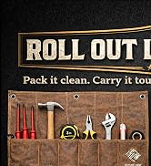 IRONCUBE Tool Pouch, Roll-Up Storage Bag for Hand Tools &amp; Wrenches