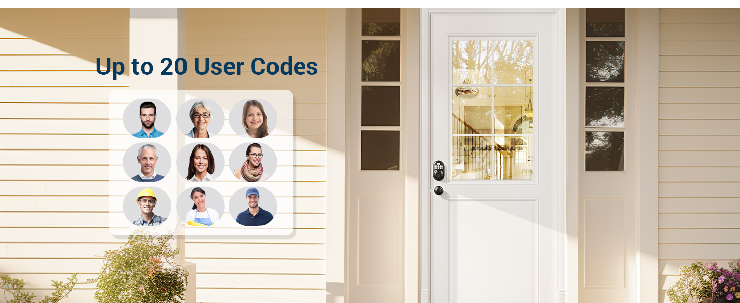 keyless entry door lock