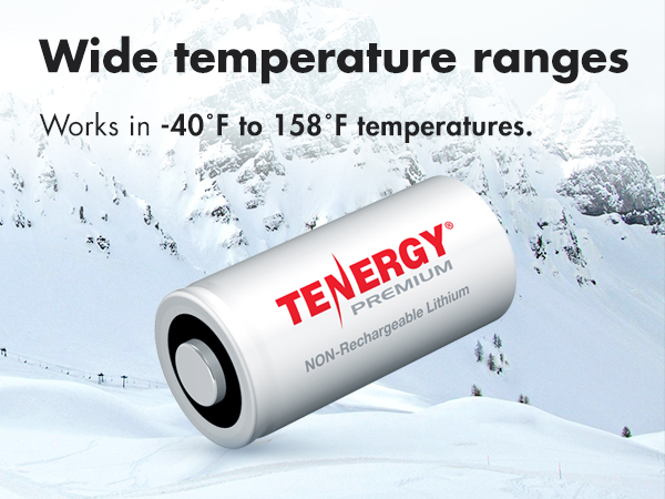 Wide temperature ranges works in -40F to 144F temperatures