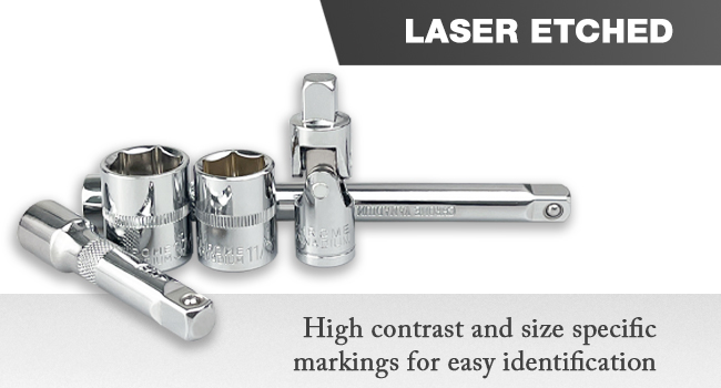 44Pcs 3/8” Drive Impact Socket Set, Drive Master Socket Set,Drive Bit Set Extension