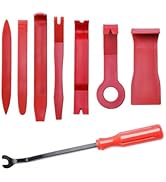 MOXRUQ 8 PCS Auto Trim Removal Tool Set, No Scratch PP Plastic Pry Tool, Easy Car Panel &amp; Audio D...