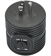 Veepeak 30 Amp to 15 Amp 110v RV Adapter, NEMA TT-30R Female Receptacle to 5-15P Male Plug Electr...