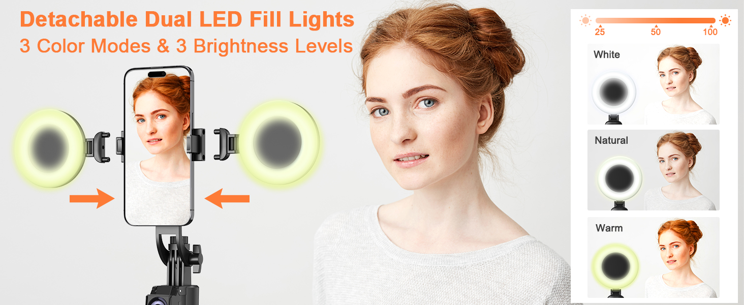 tripod for iphone with light