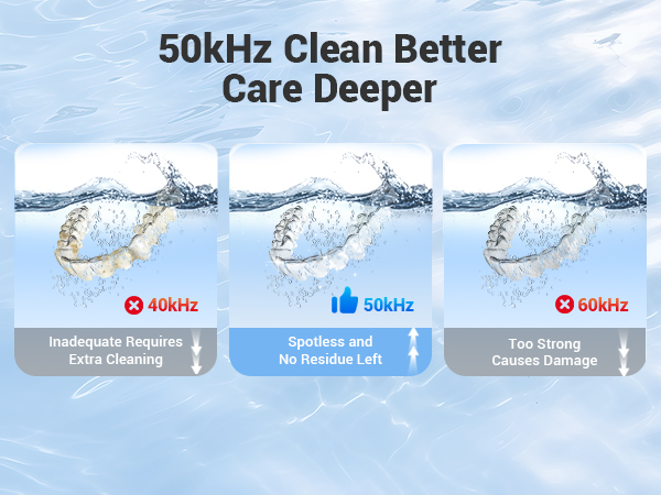 Ultrasonic Retainer Cleaner Machine dental cleaning pod compact portable cordless