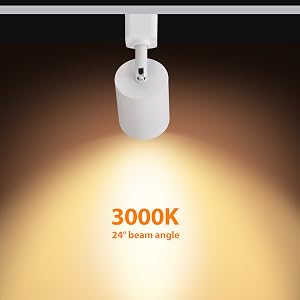 H type track lighting heads Flood 24 degree