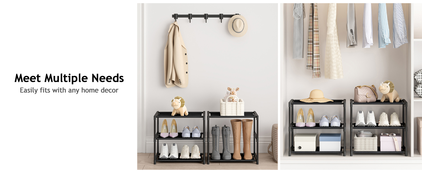 3 tier shoe rack