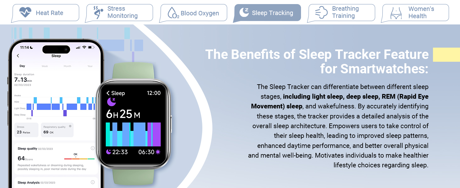 sleep tracker smart watch