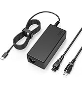 Universal 65W USB C Laptop Charger Replacement for Lenovo Thinkpad X1 X13 T480 T490 T580,Yoga 6 7...