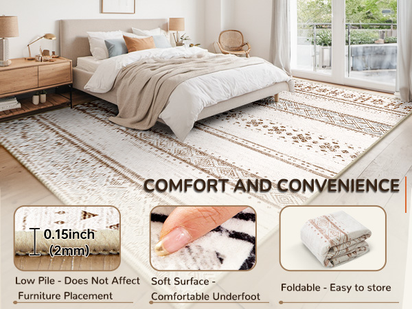 Moroccan 01 Area Rug-Cream