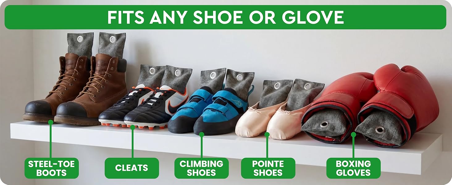 Fits any shoe or glove