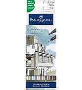 Faber-Castell Goldfaber Alcohol Sketch Markers: 6 Dual Tip Markers Colors - Architecture, Dual Br...