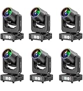 230W 7R Moving Head Stage Lights,48-Facet Prism 14Gobos 14 Colors,27 * 0.5W LED Wash/Beam/Frost/R...