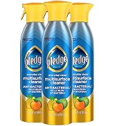 Pledge Everyday Clean Multi Surface Cleaner &amp; Antibacterial Spray Aerosol, Works on Wood, Granite...