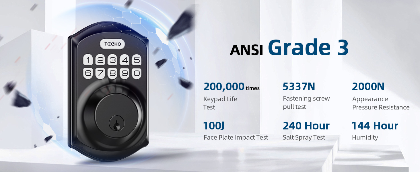 keyless entry door lock