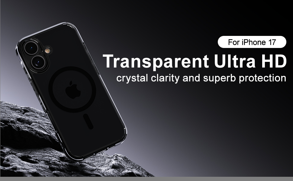 For Phone 17 Transparent Ultra HD crystal clarity and superb protection