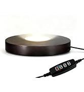 FuoiCorn Wood LED Light Base - Crystal Display Base for Glass Art/Acrylic, 3 Light Modes with 10-...