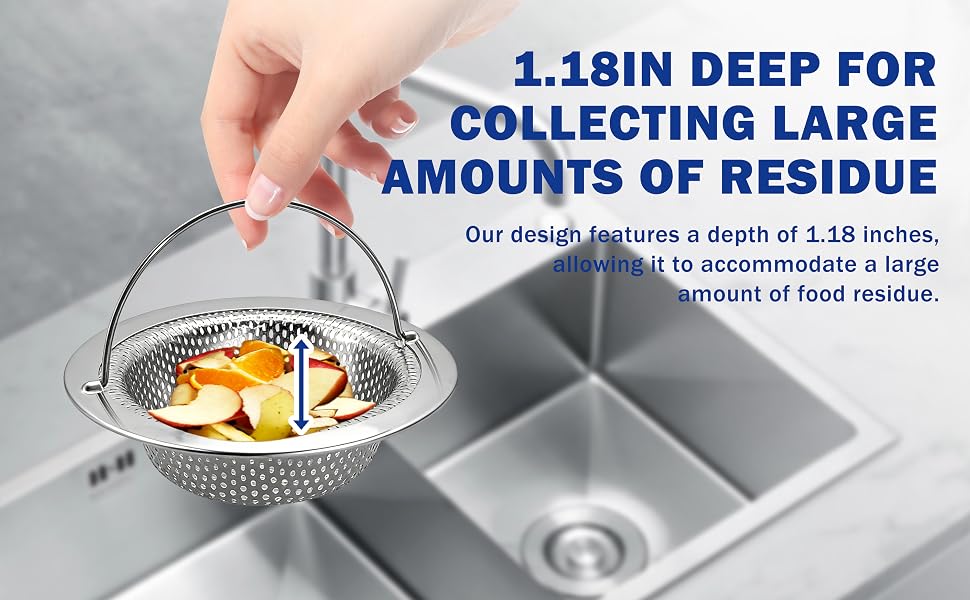 1.18IN DEEP FOR COLLECTING LARGE AMOUNTS OF RESIDUE
