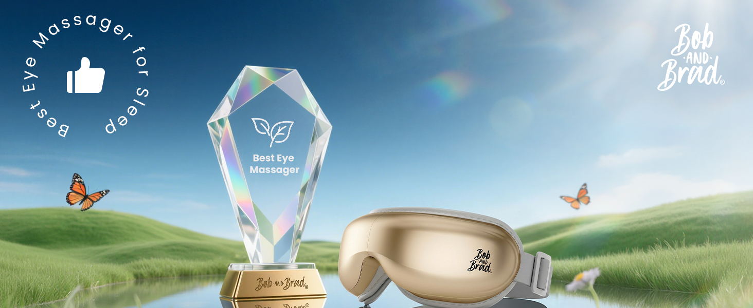 bob and brad eye massager with heat eye mask face massager migraine relief product