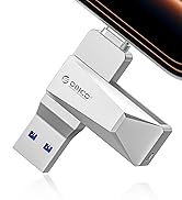 Multiple views of a silver/white electronic device or adapter with blue LED indicator lights and connector ports.