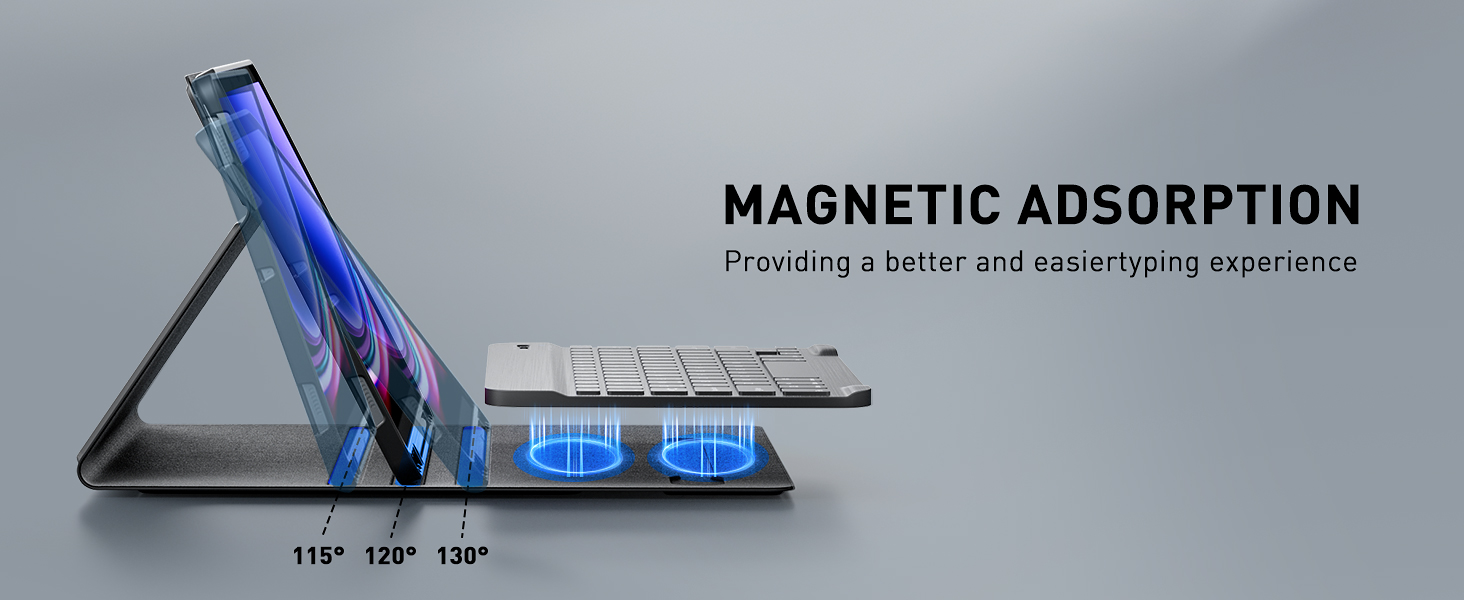 keyboard case for Microsoft Surface Go 4/3/2/1 10.5/10 inch