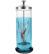 50 Oz Barbicide Disinfectant Jar with anti-slip pad, Disinfectant Jar Large for Nail Tools, Barbe...