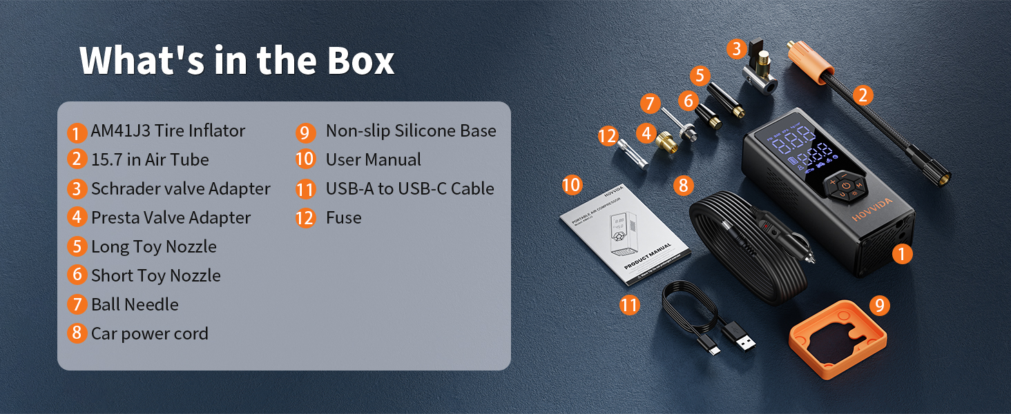 HOVVIDA Tire inflator