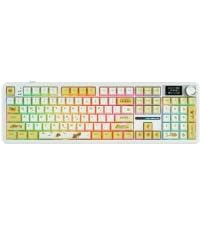 EPOMAKER QK108 Full Size Mechanical Keyboard with Screen & Knob, 8000mAh, Creamy&Thocky, Gasket, RGB...