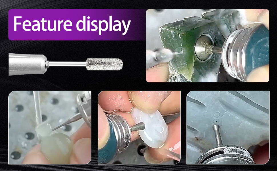 milwaukee rotary tool dremel gem polishing kit, dremel diamond grinding bits