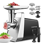 CHEFFANO Meat Grinder Electric, 350W[2000W Max] Electric Meat Grinder, Molino De Carne, Meat Minc...