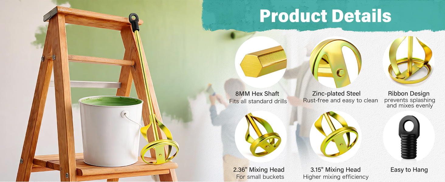 paint mixer for drill