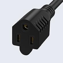 Joinfworld Waterproof 3 Prong Extension Cord with Inline Cord Switch