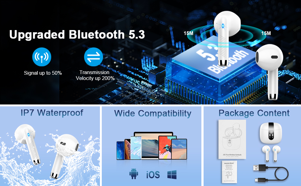 bluetooth earbuds