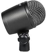 Phenyx Pro PDM33 Bass Kick Drum Mic, Cardioid Dynamic Microphone with Expanded Bass Range, Integr...
