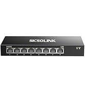 8-Port 2.5G Unmanaged Switch, 8×2.5G Base-T RJ45 Ports, 40Gbps Switching Capacity, Fanless Metal,...