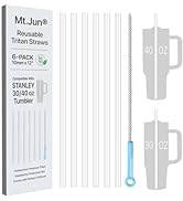 Mt.Jun 6-Pack Replacement Straws for Stanley 30/40 oz Tumbler, Premium Tritan Material, BPA Free ...