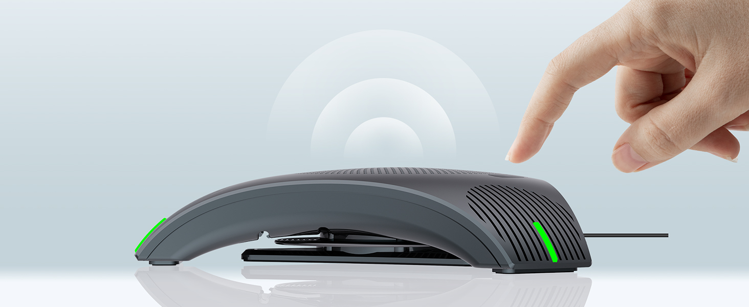 conference speaker and microphone