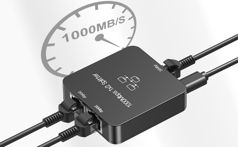ethernet splitter 1 to 2 out