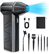 Electric Air Duster, 3 Gear Adjustable Mini Jet Blower 130000RPM, Adjustable Electric Duster Repl...