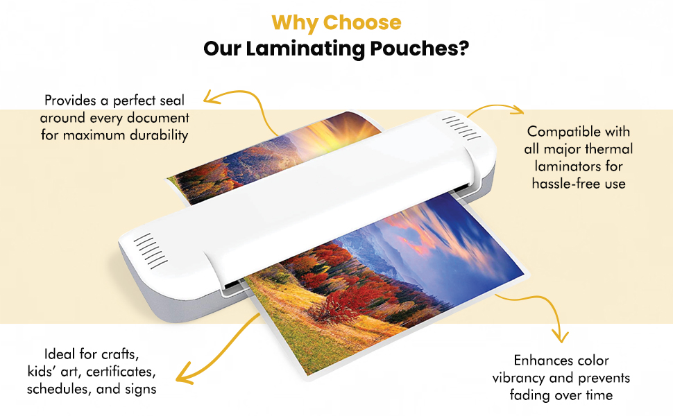 OCTAZI Laminating Sheets 