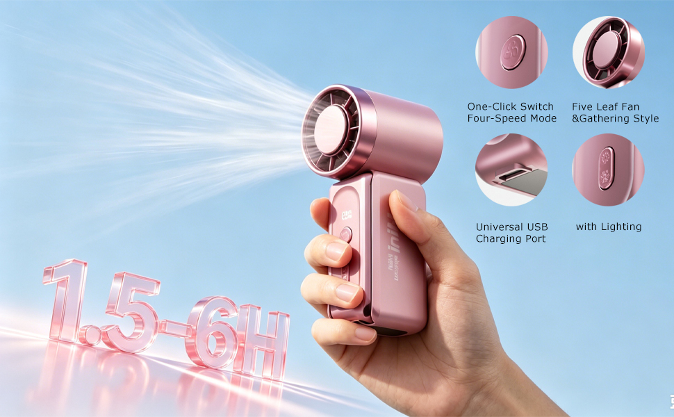 Handheld High Speed Mini Fan
