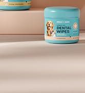 Uproot Clean Pet Dental Finger Wipes for Dogs &amp; Cats (50ct.): Easy &amp; Effective Cat and Dog Teeth ...