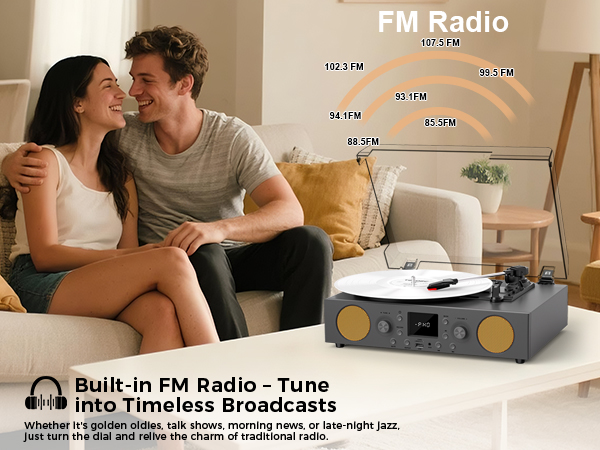 bluetooth record player vinyl record turntable for vinyl records