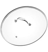 Chinflly Tempered Glass Lids,12 Inch Cooking Lid For Pots and Pans,Cookware Replacement Glass Lid...