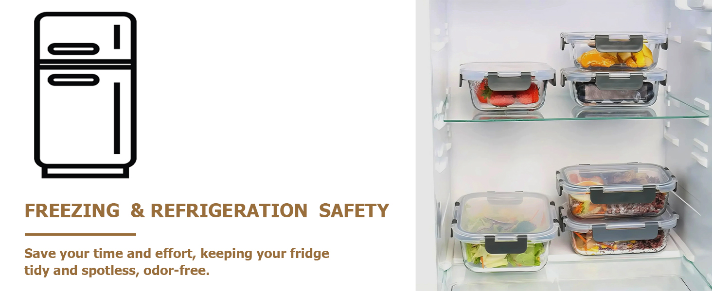 glass food storage container